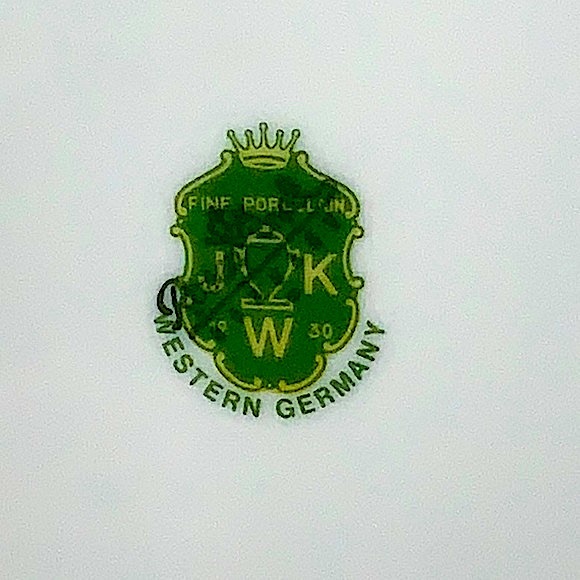 ROSENTHAL-CONTINENTAL SALAD PLATE PEACH WESTERN GERMANY VINTAGE 7 1/2 PORCELAIN - Picture 7 of 7